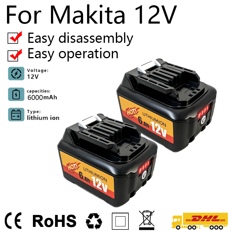Makita Drill Hp1640 - 10.8V 12V 6A Şarj Edilebilir Li-Ion