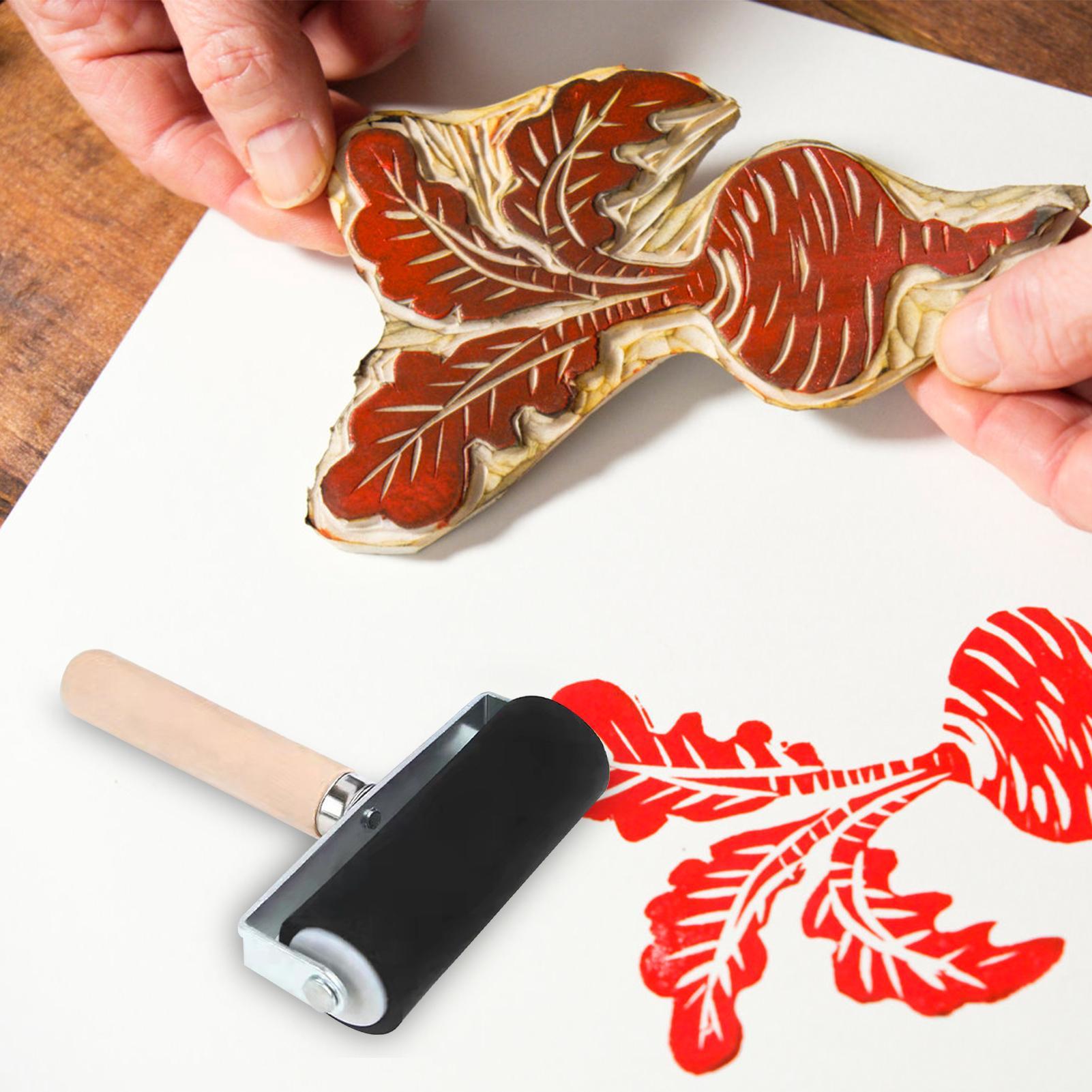 Woodworking Projects Art - Profesyonel Kauçuk Rulo Brayer Mürekkep Boyama