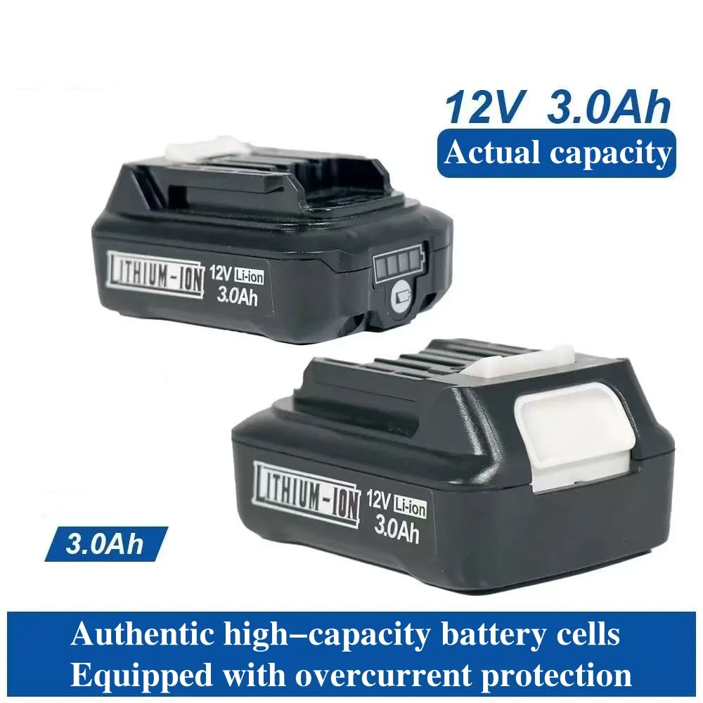 Makita Drill Hp1640 - 12V 3000mAh Yedek Makita 12VŞarj Edilebilir