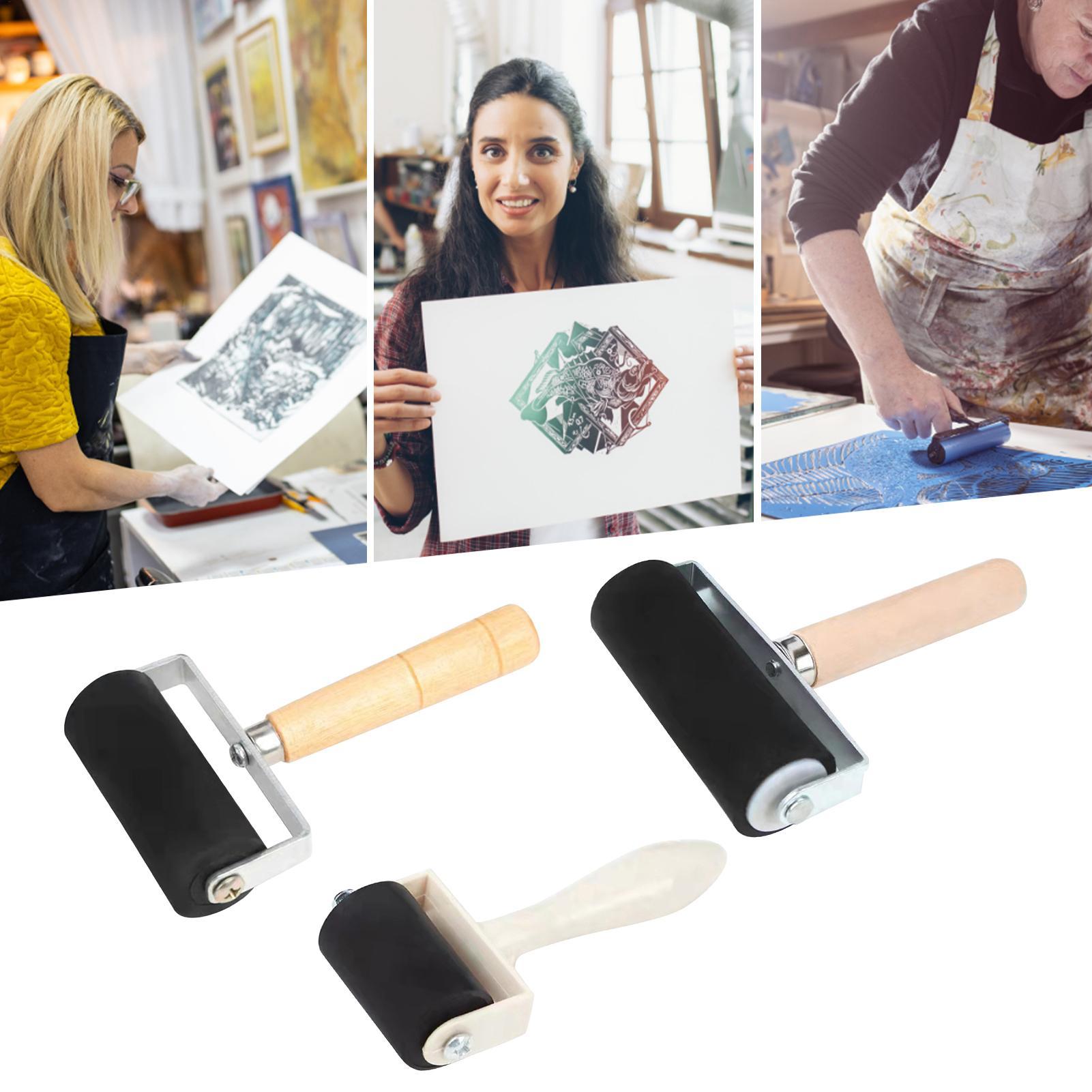 Woodworking Projects Art - Profesyonel Kauçuk Rulo Brayer Mürekkep Boyama
