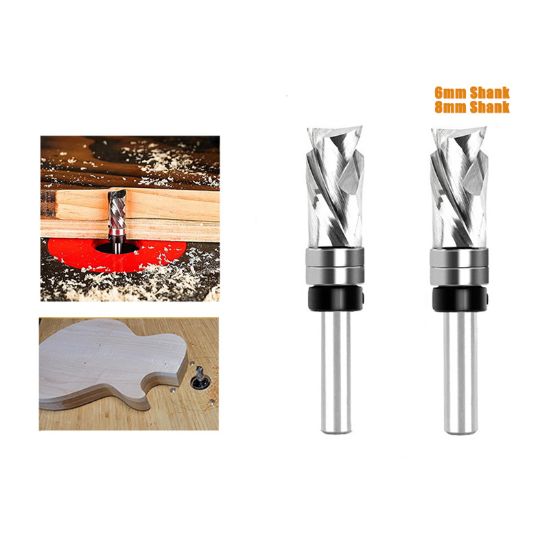 Woodworking Overalls - Sap çapı 6/8mm, spiral kesme kanalı