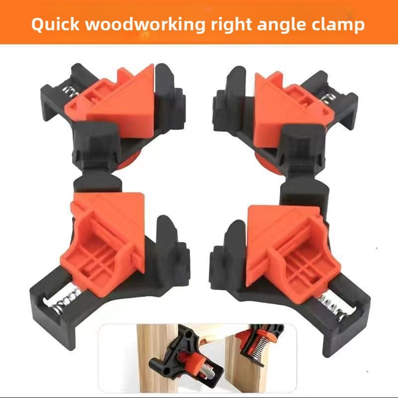 Woodworking Right Angle Clamp - 2/4 adet dik açılı sabitleme klipsi,