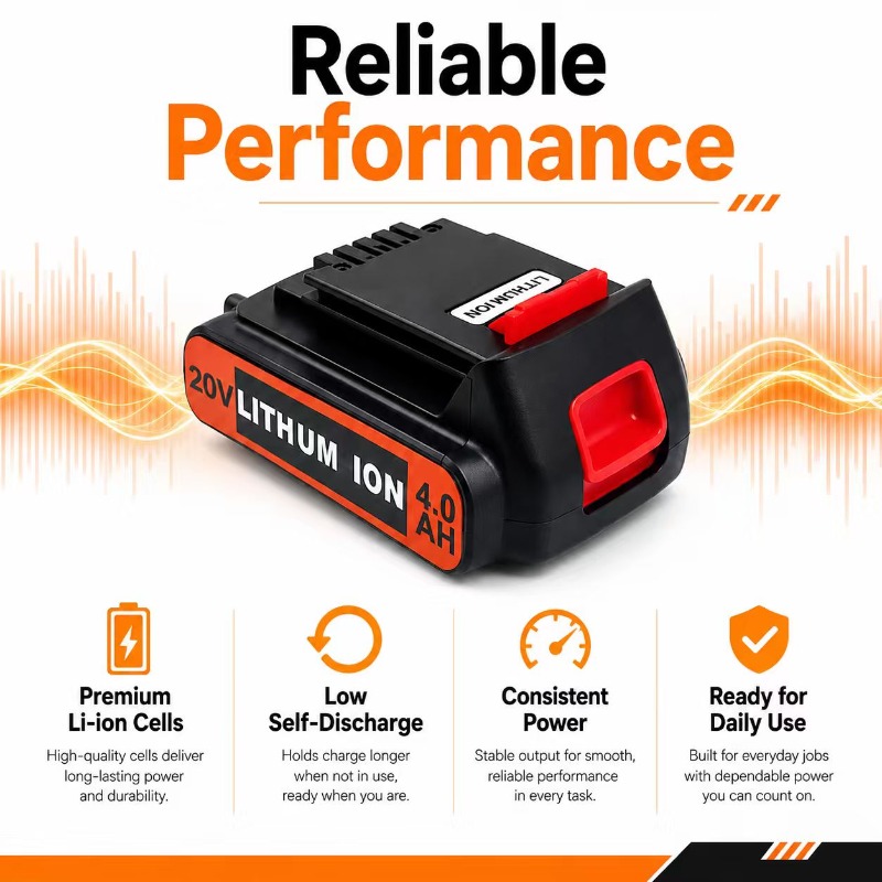3/4/6/8Ah Uzun Çalışma Süreli  - Black+Decker Tool Cordless incelemesi ve fiyatı