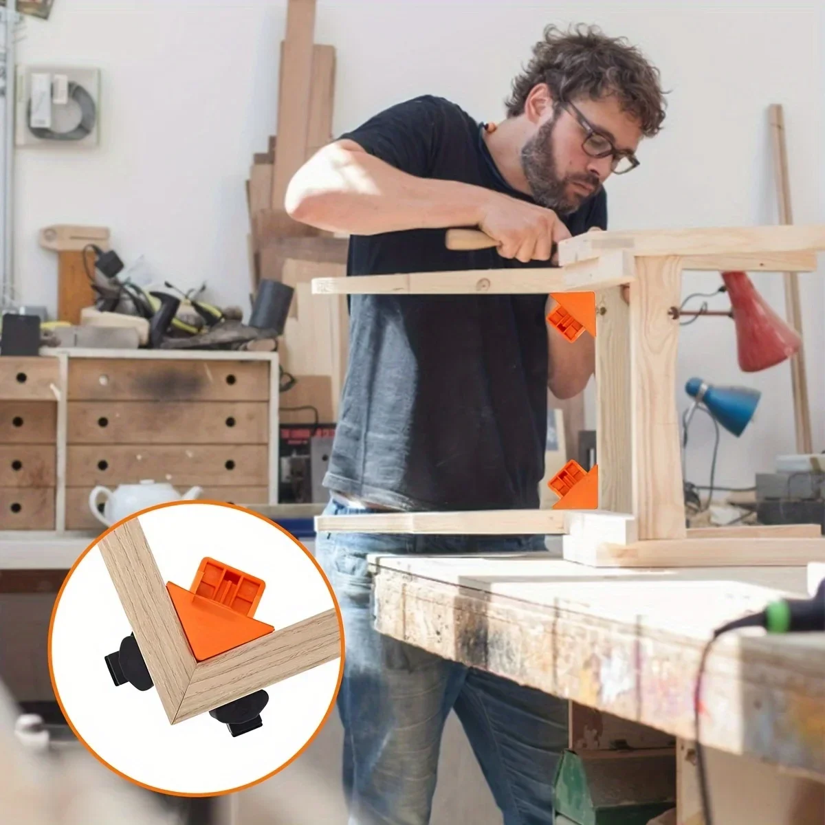 4 Adet Dik Açı Sabitleme Kelep - Woodworking Right Angle Clamp incelemesi ve fiyatı