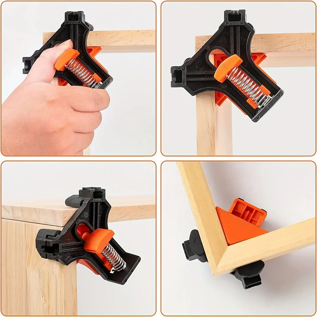 4 Adet Dik Açı Sabitleme Kelep - Woodworking Right Angle Clamp incelemesi ve fiyatı