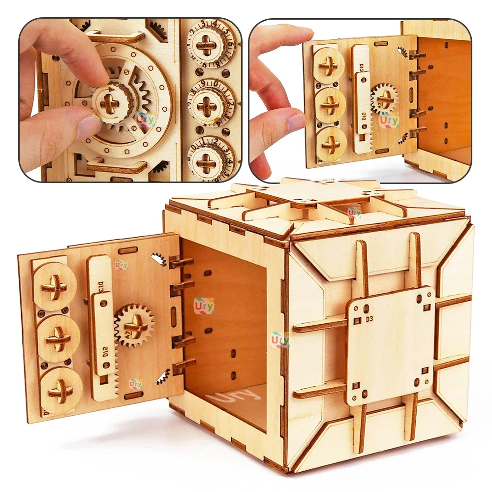URY 3D Ahşap Bulmaca Şifre Haz - Woodworking Tv incelemesi ve fiyatı