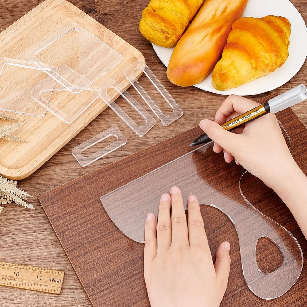 7 adet Şarküteri Şablonu Akril - Woodworking Man incelemesi ve fiyatı