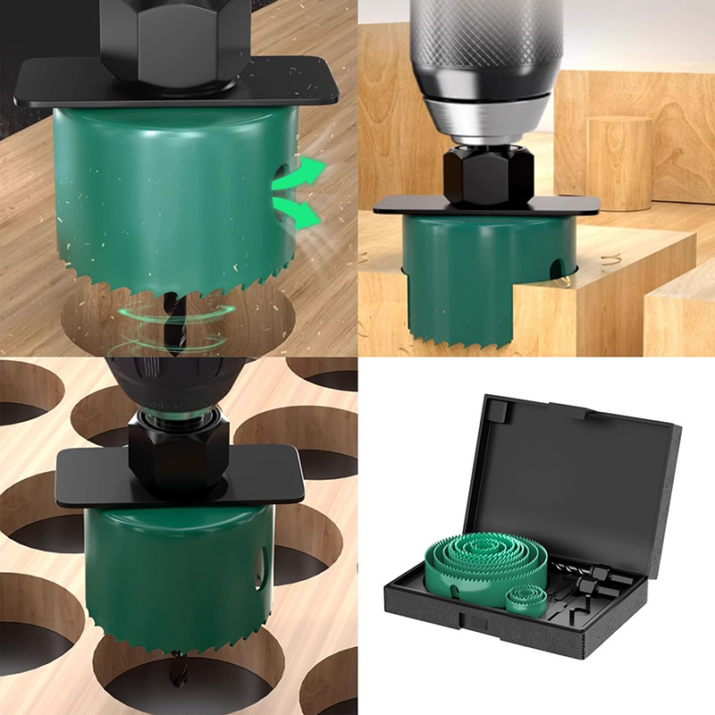 19/8/5 Parça 19-127mm Delik Te - Woodworking Kits incelemesi ve fiyatı