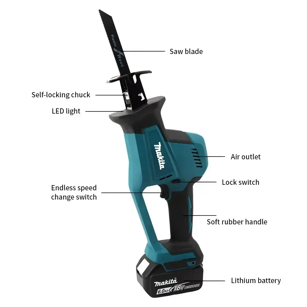 Makita DJR189 18V Akülü Elektr - Woodworking Rasp incelemesi ve fiyatı