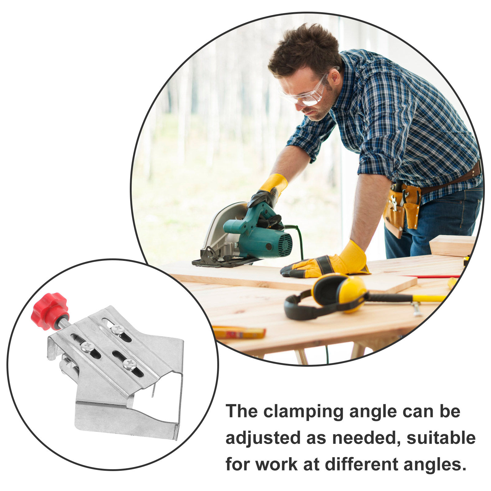 2 adet dik açılı kelepçe pasla - Woodworking Right Angle Clamp incelemesi ve fiyatı