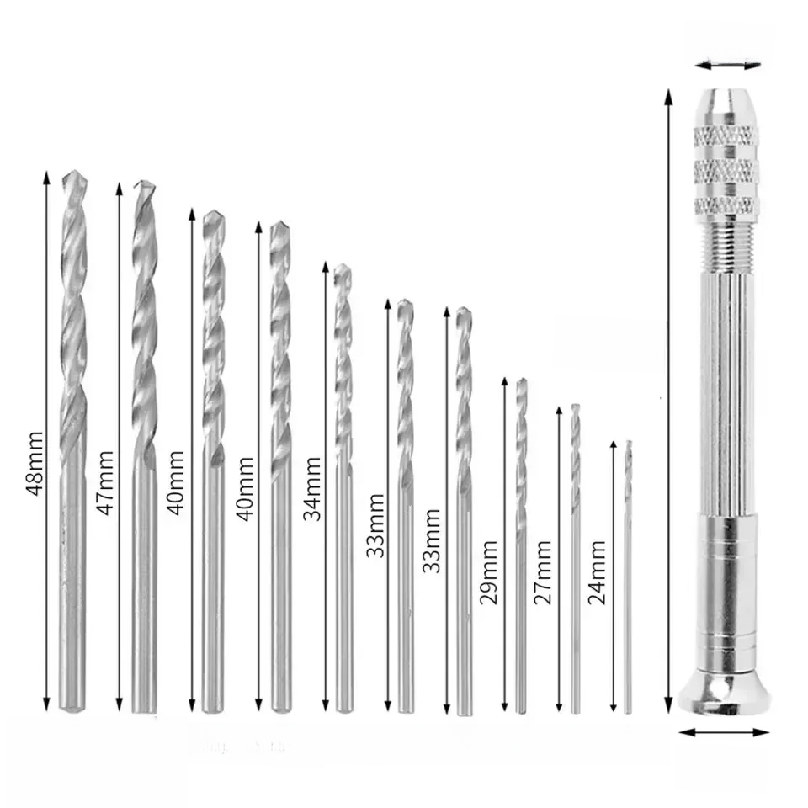 0.8-3.0mm Mini El Matkabı Ahşa - Woodworking Drill Bits incelemesi ve fiyatı