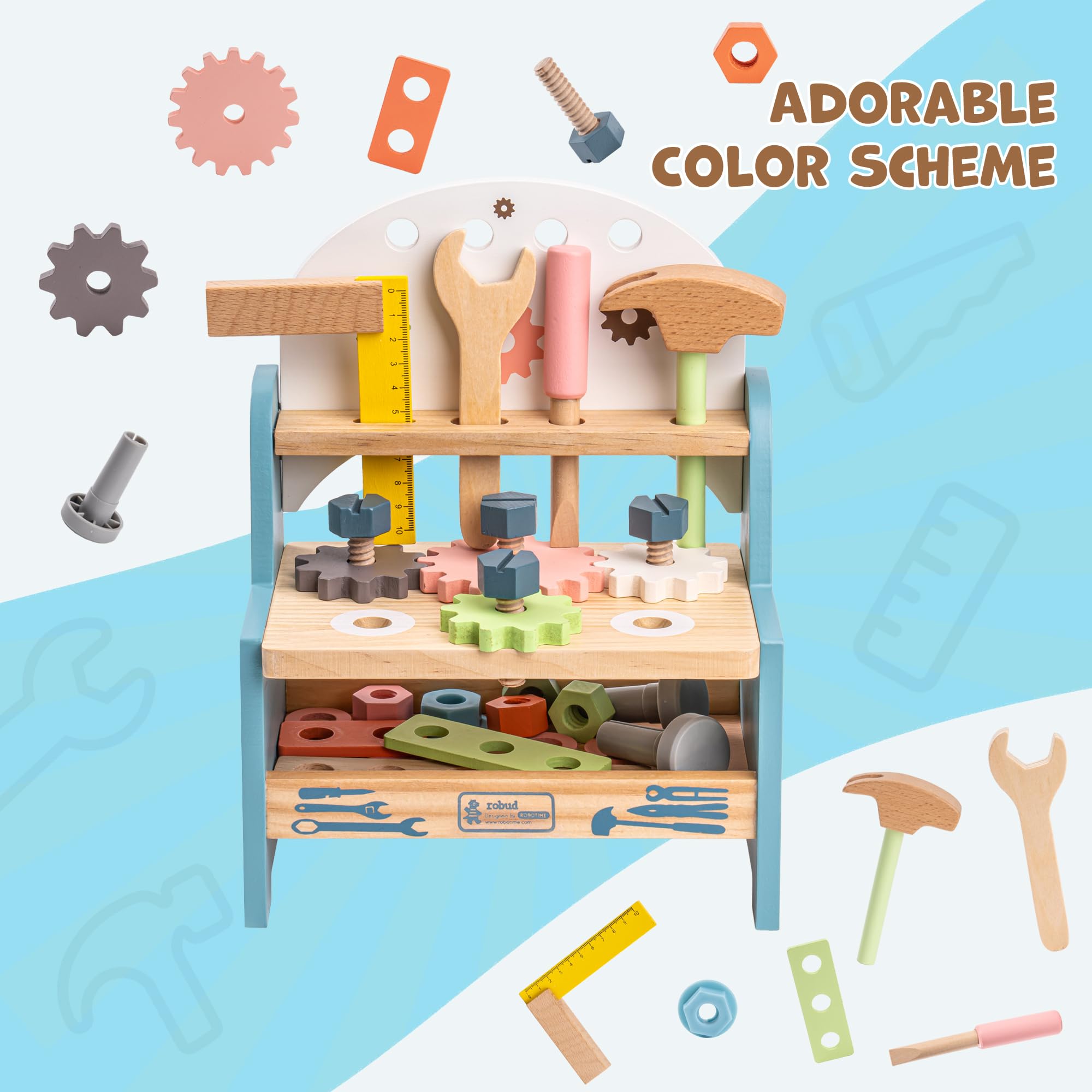 ROBUD Mini Ahşap Oyuncak Alet  - Woodworking Shops incelemesi ve fiyatı